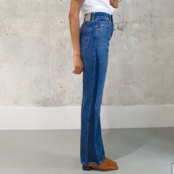 Levi’s 1950’s 701’s Super High Waisted Jeans 2Tone - Picture 3 of 8